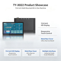 Panel PC Industrial Android de 15.6 Pulgadas, Pantalla Táctil Impermeable, Quad Core Intel, 4GB RAM, CPU J1900, Full HD, 64GB, Montable en Pared