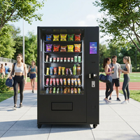Distributeur automatique multi-emplacements sans espèces avec fonction SDK, gestion cloud et surveillance à distance pour aliments et boissons