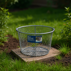 Cesto Gabion in Ferro Zincato Argentato 78.7 X 11.8 X 23.6 Pollici per Rete da Giardino - Product Image 2