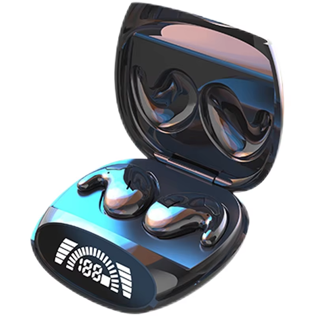Sleep TWS Earbud Noise Cancelling Gaming Headset LED Indicator Mini Stereo Hifi Sound Sport Wireless Earphones Microphone