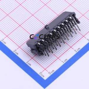 430451800 Wire-to-Board Pin Header Bent Lead Through Hole,P=3mm Connector 2x9P 3mm Right Angle Insert Micro-Fit (MX 3.0) - Product Image 2