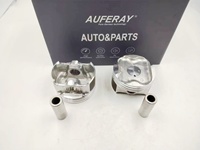 Pistón de Motor de Aluminio AUFERAY de 78 mm con Juego de Anillos OE 12010-3DB0A para Nissan HR16DE Compatible con Tiida Sylphy Livina Qashqai NV200