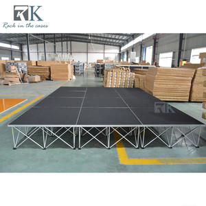 ระบบเวทีแบบโมดูลาร์พร้อมพื้นยึดติดตั้ง ทนทาน ปูพรมสำเร็จรูป - Product Image 2