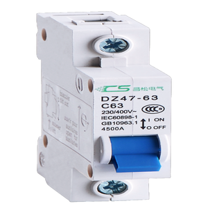 Cncsgk מפסקים מעגל מיניאטורי DZ47-63 1p 2p 3p 4mcb מתג 6-63a 250v-1000v תקן IEC60898-1 v - Product Image 1