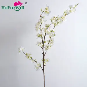 Customized Cherry Blossom Artificial Flowers For Home Table Centerpieces Artificial Decorative Flower