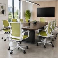 Chaise de bureau ergonomique en maille réglable pour poste de travail informatique, pivotante avec soutien lombaire et accoudoirs