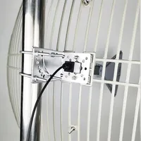 Antenne directionnelle 2G 3G 4G 5G, amplificateur de signal de téléphone portable, antenne parabolique bipolaire à grille extérieure 26dBi, amplification longue portée