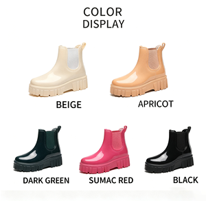 <span class=keywords><strong>Botas</strong></span> <span class=keywords><strong>de</strong></span> <span class=keywords><strong>Lluvia</strong></span> <span class=keywords><strong>de</strong></span> PVC para <span class=keywords><strong>Mujer</strong></span> al por Mayor <span class=keywords><strong>de</strong></span> Fábrica, Impermeables, Antideslizantes, Cómodas, para Todas las Estaciones, Zapatos para Exteriores, Logotipo Personalizado Disponible - Product Image 3