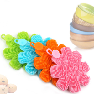 Éponge à vaisselle en silicone réutilisable et lavable pour le nettoyage de la vaisselle - Product Image 2