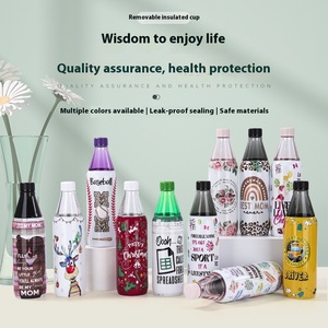 Bán Buôn Tùy Chỉnh 600Ml Cách Điện Cắm Trại Cốc Tái Sử Dụng Thép Không Gỉ Thiết Kế Flask 304 Chất Liệu <span class=keywords><strong>Cola</strong></span> Chai Phong Cách - Product Image 3