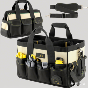 Échantillon gratuit Sac organisateur d'outils personnalisé robuste à 16 poches Léger Portable Sac de transport pour électricien Fabriqué en nylon durable - Product Image 5