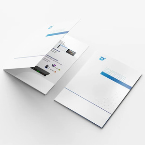 Caja de Cartón Dúplex para Suministros de Oficina, Tamaño Personalizado, con 2 Bolsillos, Cartera para Documentos y Carpeta de Archivos - Product Image 2