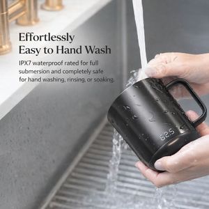 Tazza da caffè a forma di globo di neve <span class=keywords><strong>con</strong></span> manico, <span class=keywords><strong>tazze</strong></span> da asporto e <span class=keywords><strong>nome</strong></span> personalizzato, set extra large bianco trasparente, a tenuta stagna, in acciaio inossidabile, 200 ml - Product Image 6