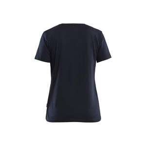 BLAKLADER - 940910428600S T-shirt femme grain et grind Bleu marine foncé-T-SHIRTS ET POLO DE TRAVAIL EAN 7330509947180 - Product Image 2
