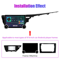 Radio de Coche Android 2 Din con Pantalla QLED 2K de 11.8 Pulgadas y Dos Perillas de Diamante para Toyota Camry 2018 2019 2020 2021, Estéreo con Android Auto y Carplay