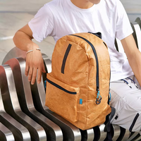 Sac d'ordinateur décontracté imperméable en papier Tyvek DuPont léger personnalisé, recyclable et réutilisable