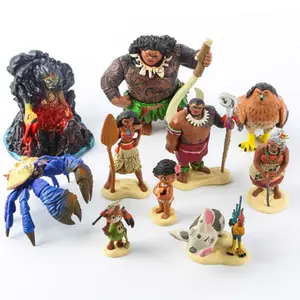 10 Stück Film Moana Action figur für Erwachsene Moana Figur Spielzeug