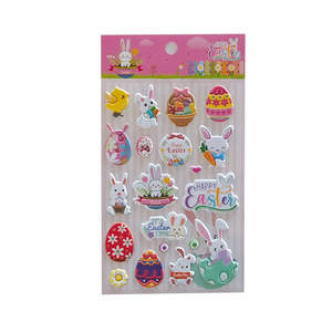 Wholesale <strong>Easter</strong> 3D Bubble <strong>Stickers</strong> Cute Decorative Soft Pvc Foam Puffy <strong>Sticker</strong> Scrapbooking for Kids Diy Creative Notebook - Product Image 2