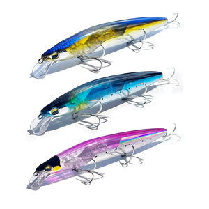 Señuelo <span class=keywords><strong>de</strong></span> Pesca 3D con Ojos, Cebo <span class=keywords><strong>de</strong></span> Largo Alcance, Cebo <span class=keywords><strong>de</strong></span> Plástico Duro, Señuelos <span class=keywords><strong>de</strong></span> Pesca <span class=keywords><strong>de</strong></span> 145 mm y 27 g, Señuelo Flotante para Caballa - Product Image 1