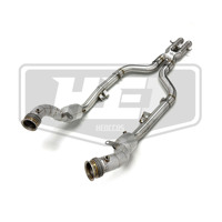 Échappement à haut débit pour Mercedes Benz S600 5.5T W221 (2003-2013) Downpipe avec conception de tuyau en X isolé