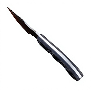 High Quality Custom Handmade High Carbon Steel Blade Hunting Knife Fixed Blade Camping tracker Knife With Leather Sheath - Product Image 2