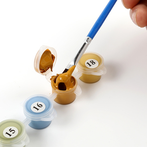 Kit de <span class=keywords><strong>peinture</strong></span> par numéros en gros, outil de bricolage, <span class=keywords><strong>pinceau</strong></span>, stylo en nylon doux, ensemble de 3 pièces, accessoire de <span class=keywords><strong>peinture</strong></span> à l'huile numérique, stylo - Product Image 5