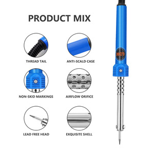<span class=keywords><strong>Soldador</strong></span> eléctrico de cerámica de calentamiento rápido estándar europeo <span class=keywords><strong>30W</strong></span>/40W/60W herramienta de soldadura manual - Product Image 5