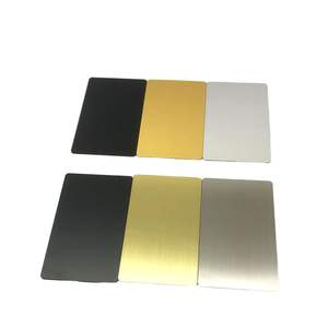 כרטיסי ביקור ממתכת עמידים למים עם שבב NFC נסתר NFC213/215/216, כרטיס חבר, כרטיס מלון, כסוף מוברש, חריטת לייזר, הדפסת משי - Product Image 2