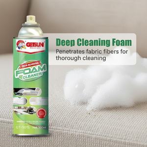 Nettoyant Moussant Getsun pour Tissus d'Ameublement – Éliminateur d'Odeurs, Lavage à Sec, Nettoyage en Profondeur, Détachant, Neutraliseur d'Odeurs de Fumée et d'Animaux, Savon en Spray - Product Image 1