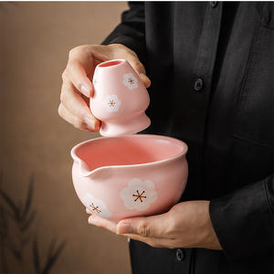 Ensemble de Matcha imprimé personnalisé de style japonais divers <span class=keywords><strong>types</strong></span> d'outils de fabrication de thé avec fouet en bambou pour la cérémonie du thé et les ensembles de thé au café - Product Image 1