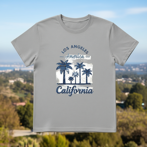 T-Shirt Unisex 210GSM 100% Cotone, Casual, Traspirante, Resistente, Design California Los Angeles - Product Image 3