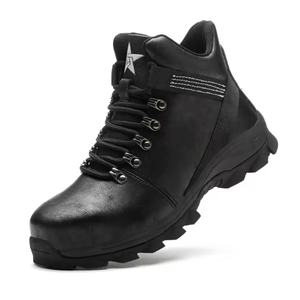 Botas de Trabajo para Hombre de Alta Calidad Directo de Fábrica, Personalizables al por Mayor, con Puntera de Acero, Anti-Impactos, Calzado de Seguridad Indestructible - Product Image 3