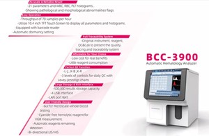 Dụng Cụ Phân Tích Lâm Sàng Bcc-3900 Dirui Bcc3900 Dụng Cụ Phân Tích Huyết Học 3 Phần Thương Hiệu Dirui - Product Image 2