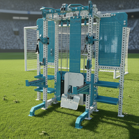 Nouvelle machine fonctionnelle intégrée de pointe avec Lat Pulldown, Low Row, Smith Cable Crosser et double colonne de poids