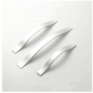 Poignée de meuble en alliage d'aluminium, style minimaliste moderne, finition mate, pour porte de tiroir, antirouille - Product Image 1