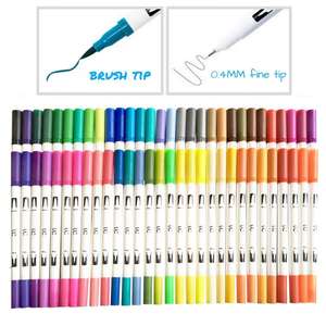 Rotuladores de Doble Punta Lavables, Juego de 60 Colores con Logotipo Personalizado - Product Image 2