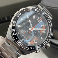 Reloj deportivo de lujo para hombre, de acero inoxidable, 43mm, 20mm, cristal de zafiro, resistente al agua, cronógrafo, cuarzo, Miyota Seiko