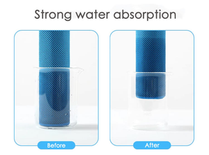 Asciugamano Rinfrescante Estivo ad Asciugatura Rapida con Custodia in Silicone, Colori Multipli, Personalizzabile, Asciugamani Magici per Raffreddamento Istantaneo - Product Image 3