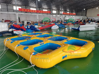 Aqua Sport 5 personnes, tube gonflable flottant, jeu de bateau donut tractable sur l'eau
