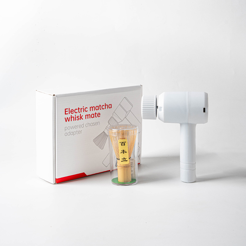 Pennello elettrico matcha con frusta di bambù