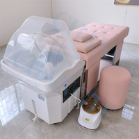 Moderno Lavacabezas Móvil Multifuncional, Juego de Cama para el Hogar Inteligente, para Masajes, Hidroterapia con Vapor, Estación de Lavado de Cabello con Circulación
