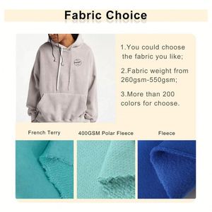 Custom High Quality Streetwear Manufacturer Hoodie Clothing Puff Print <b>Thick</b> <b>Fleece</b> Sport Pullover Oversized Vintage Hoodie Men - Product Image 2