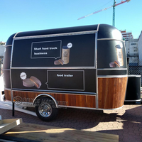 Remorque de crème glacée Mobile, livraison gratuite, barre Mobile, camion Taco, biscuits, chariot à café