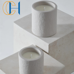 Độc đáo tùy chỉnh rỗng bê tông xi măng nến <span class=keywords><strong>Jar</strong></span> nến lớn tàu - Product Image 4