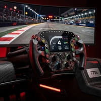 Simulateur profil aluminium volant personnalisé Cockpit simulateur de jeu de conduite superbe Cockpit avec vraie chaise course