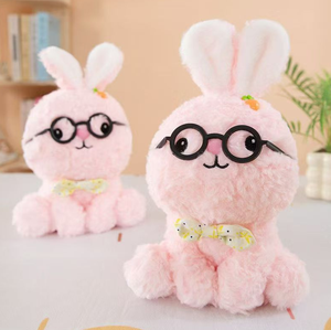 Tan Suave que es Ridiculamente Adorable: una Linda Figura de Conejo Rosa con un Valor Estético Extremadamente Alto, un Amuleto Curativo. - Product Image 4
