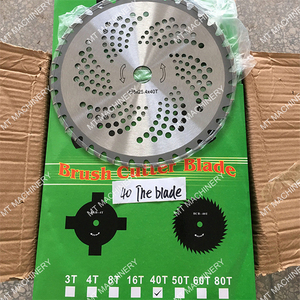 ใบมีดตัดหญ้าเบนซิน 40 ฟัน ใบมีดโลหะผสม 255 มม. อะไหล่เครื่องตัดหญ้า ใบเลื่อยตัดหญ้าสำหรับสวน - Product Image 4