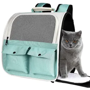 छोटे कुत्तों और बिल्लियों के लिए लुभावनीय पालतू बैकपैक बिल्ली बैग
