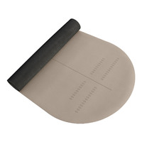 Yogamatte – Naturkautschuk PU, 5 mm, 183 cm, rechteckig, verschleißfest, rutschfest, schweißabsorbierend, Fitness-/Sportmatte