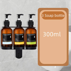 Distributeur de <span class=keywords><strong>savon</strong></span> mural double en ABS avec bouteille de <span class=keywords><strong>savon</strong></span> liquide à pression pour salle de bain et hôtel - Product Image 6